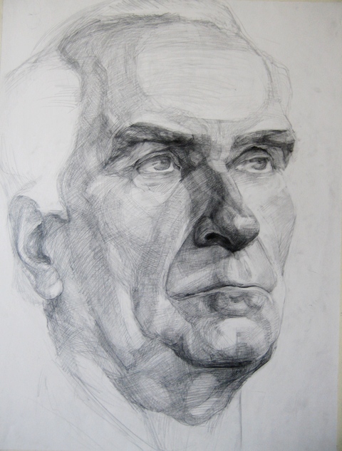 Портрет 4 || Молив / Pencil || 2002