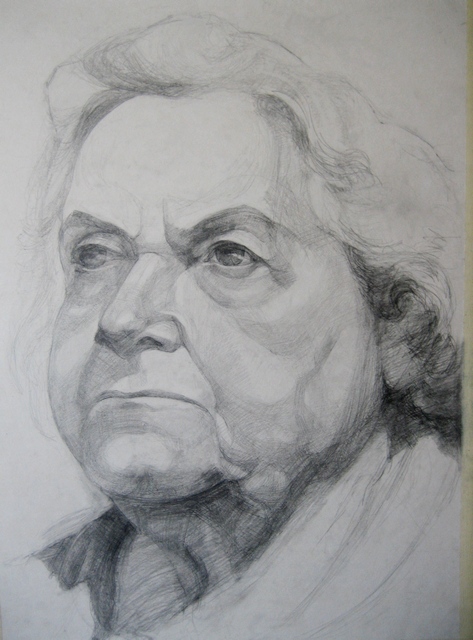 Портрет 5 || Молив / Pencil || 2002