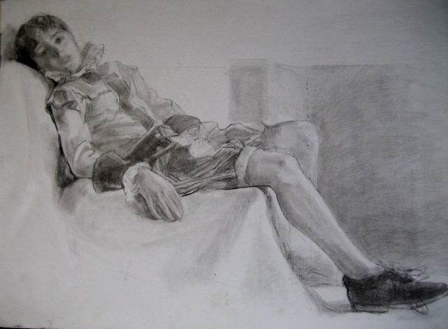 Брат ми Сашко || Въглен / charcoal || 1999